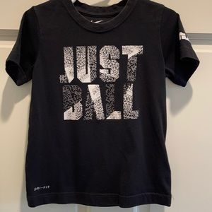 Nike Dri-fit Just Ball tee size 5